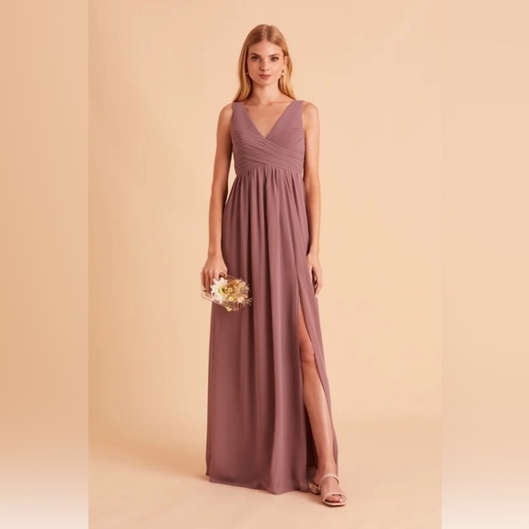 Birdie Grey Laurie Empire Dress - Dark Mauve - NWT Size XS - Picture 3 of 7